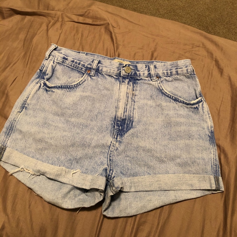 TOPSHOP denim jean shorts